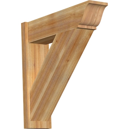 Ekena Millwork Traditional Rough Sawn Traditional Outlooker, Western Red Cedar, 8"W x 30"D x 30"H OUT08X30X30TRA01RWR